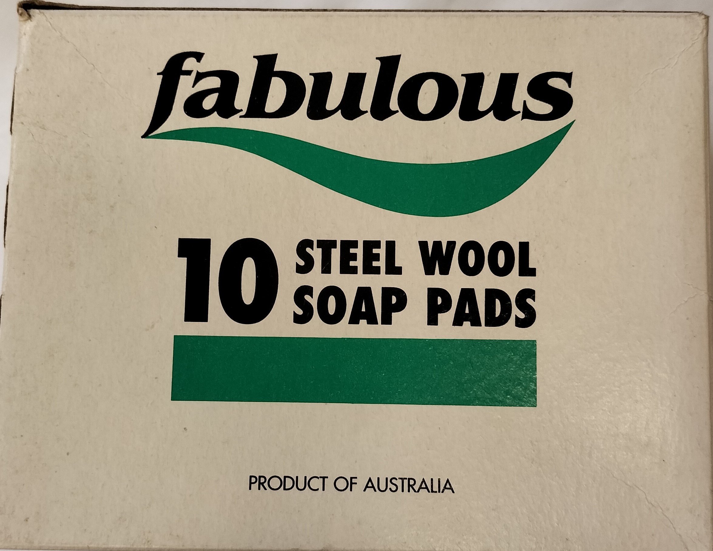 Fab. Steel Wool Soap Pads Pack of 10